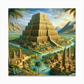 Tower Of Babylon80 Canvas Print