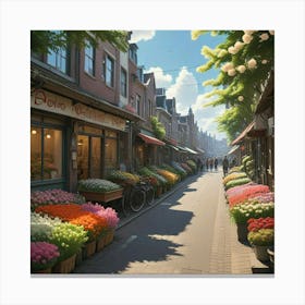 Tulip Street Canvas Print