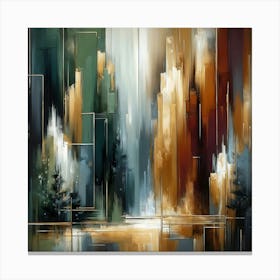 Abstract Cityscape 3 Canvas Print