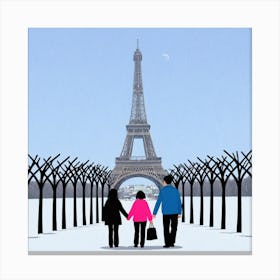 Eiffel Tower 4 Canvas Print