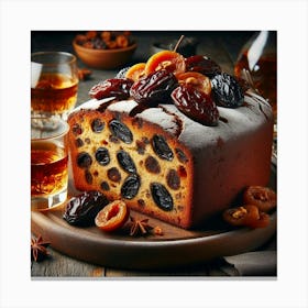 Christmas Cake 1 Canvas Print