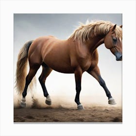 the horse Canvas Print