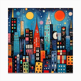 New York City Skyline Canvas Print