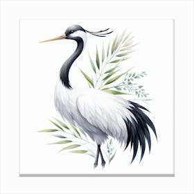 Crane 4 Canvas Print