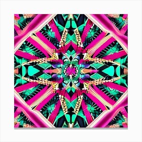 Psychedelic Mandala 25 Canvas Print