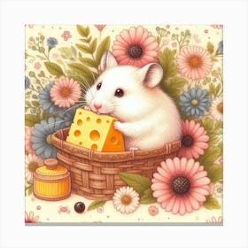 A cute hamster 1 Canvas Print