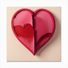 Love, heart, Valentine's Day 1 Canvas Print