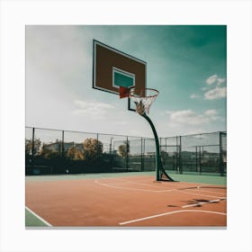 Basketball Court 32 Canvas Print