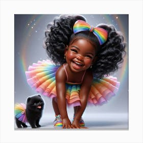 Rainbow Baby Canvas Print