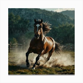 Horse Galloping 1 Canvas Print