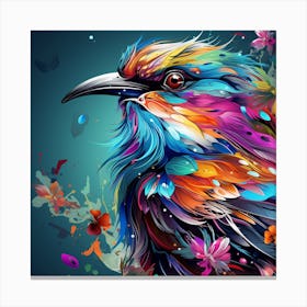 Colorful Bird Canvas Print