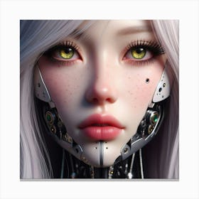 Robot Girl 11 Canvas Print