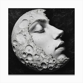 Man in the Moon Silent Film Canvas Print