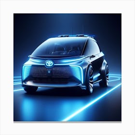 Futuristic Toyota Prius Canvas Print