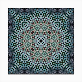 The Blue Decor Is A Wonderful Pattern 8 Canvas Print