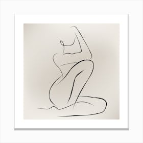 Figure Drawing Canvas Print