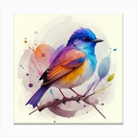 Colorful Bird Canvas Print