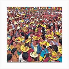 Mexican Festival Canvas Print