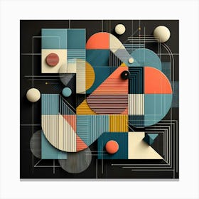 Abstract Geometric Design Canvas Print