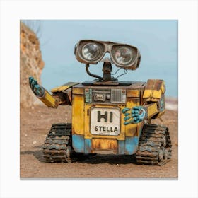 Wall E Robot Canvas Print