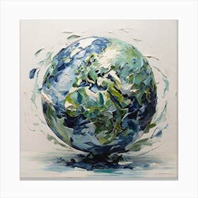 Earth In Motion Canvas Print