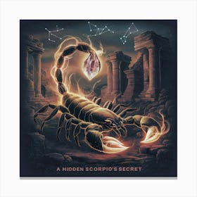 Hidden Scorpion'S Secret 1 Canvas Print