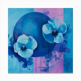 Blue Poppies Canvas Print