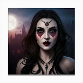 Nocturnal Enchantress Canvas Print