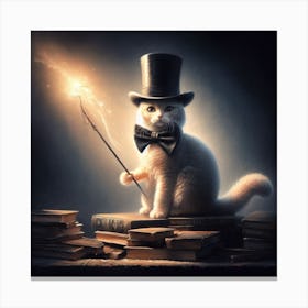 Magician Cat Canvas Print