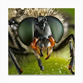 Close Up Of A Fly 1 Canvas Print