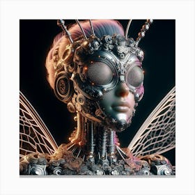 Mechanical Lady Canvas Print