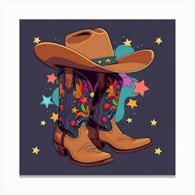 Cowboy Boots 2 Canvas Print