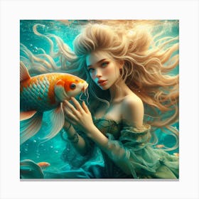 Mermaid 2 Canvas Print