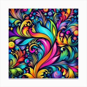 Colorful Abstract Background Canvas Print