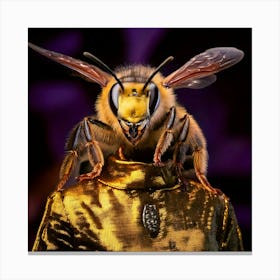 Firefly Regal Bee Human Hybrid In A Surreal Portrait 20356 (2) Canvas Print