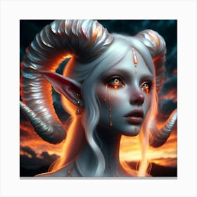 Elven Girl 25 Canvas Print