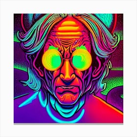 Psychedelic Man Canvas Print