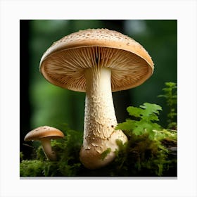 Mushroom Stock Videos & Royalty-Free Footage 1 Canvas Print