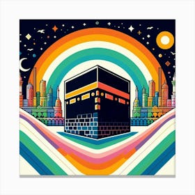 Mecca's Kaaba 3 Canvas Print