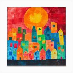 Cityscape 18 Canvas Print