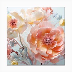 Peonies Canvas Print