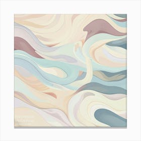 Abstract Wave Painting Canvas Print