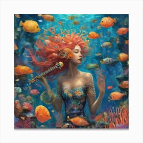 Mermaid 37 Canvas Print
