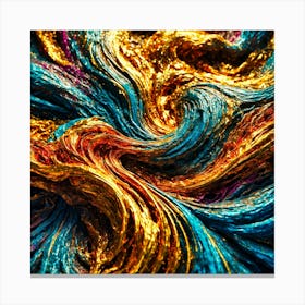 Flowing Colors Canvas Print