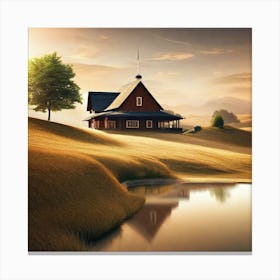 House In The Countryside 11 Canvas Print
