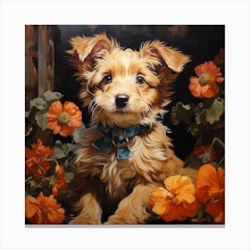 Poppy Dog 1 Canvas Print