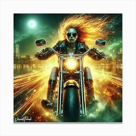 Fury Rider Canvas Print