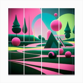 Abstract Landscape 8 Canvas Print