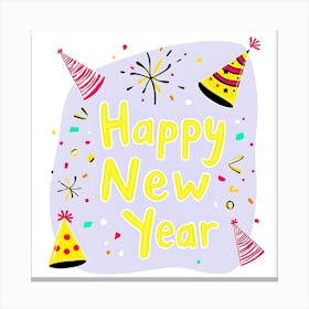 Happy New Year 11 Canvas Print