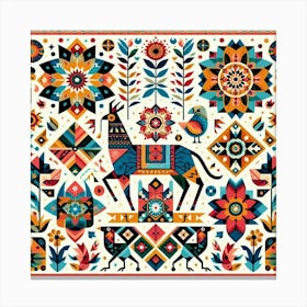 Mexican Art Canvas Print